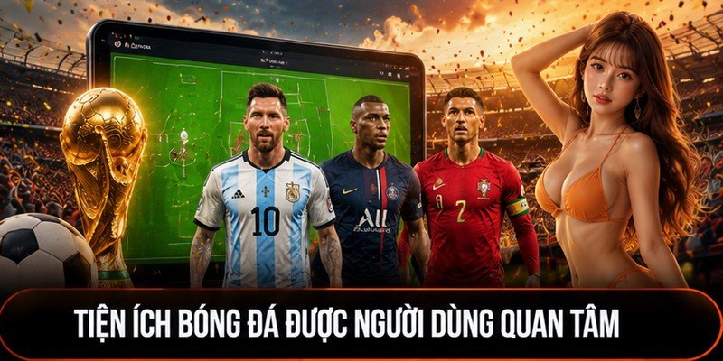 Tiện ích bóng đá được người dùng quan tâm