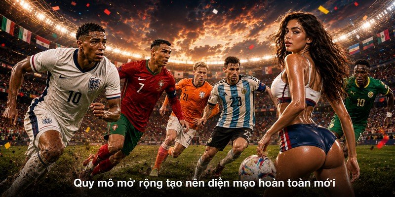 Quy mô mở rộng tạo nên diện mạo hoàn toàn mới