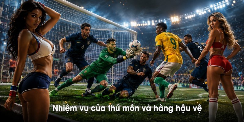 Nhiệm vụ của thủ môn và hàng hậu vệ