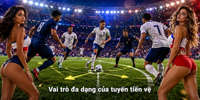 Vai trò đa dạng của tuyến tiền vệ