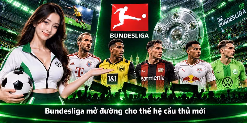 Bundesliga mở đường cho thế hệ cầu thủ mới