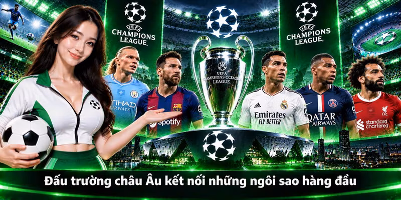 Đấu trường châu Âu kết nối những ngôi sao hàng đầu